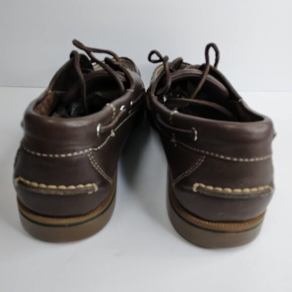Rockport Washable Footwear Brown Leather Boat Shoes Loafers Size 11.5M - Picture 5 of 14